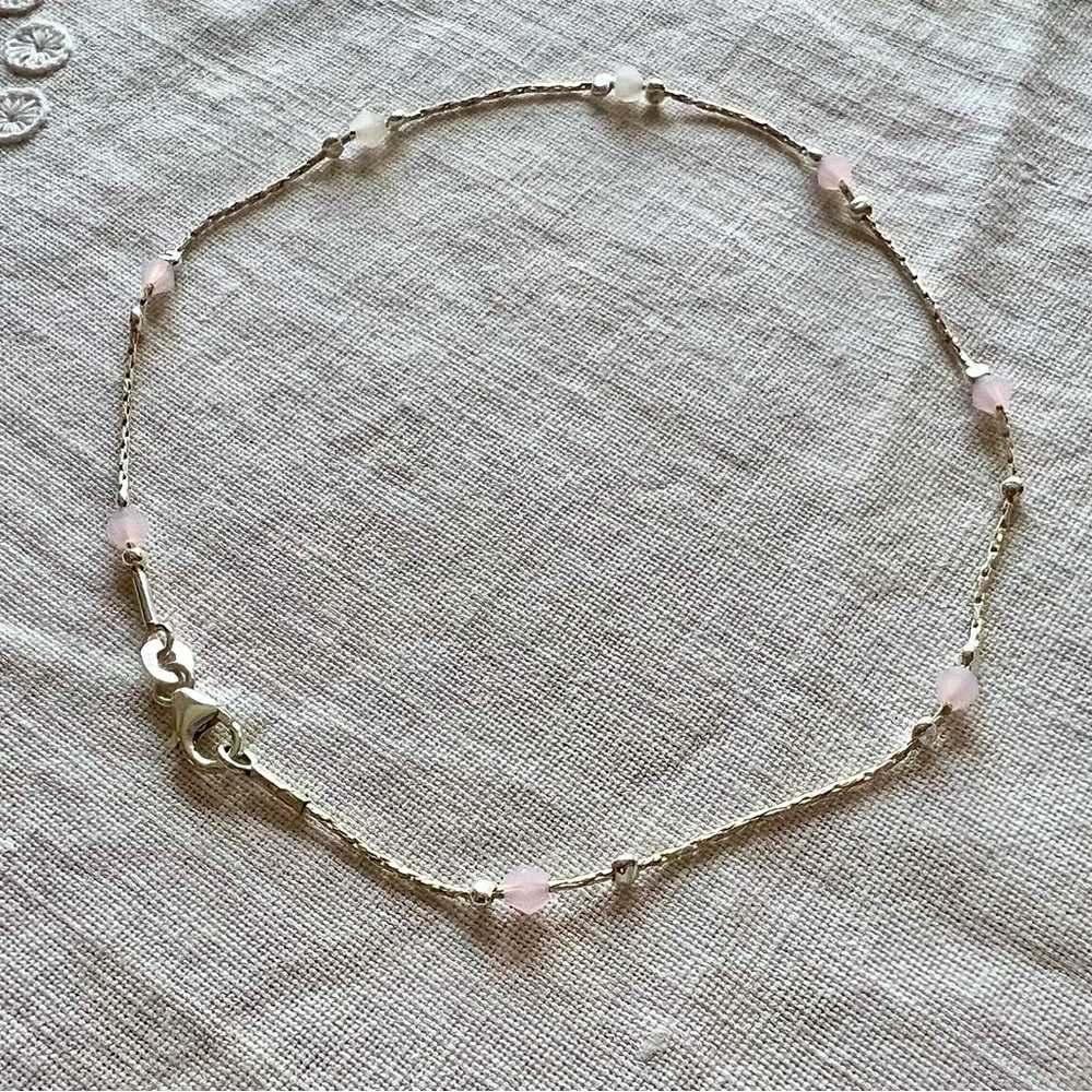 🆕 delicate and dainty genuine.925 sterling silver anklet